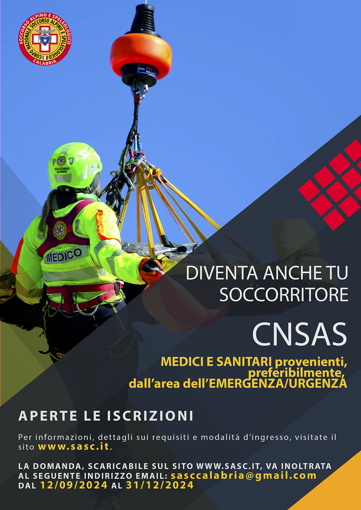 Componente medica soccorso alpino